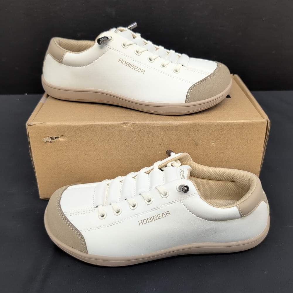 Hobibear Tannin Barefoot Shoes Sneakers Size 38 Beige GST0071G